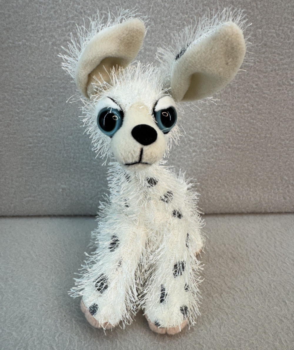 Dog Plush 9" 2005 Y2K American Greetings Dalmatian VTG Twisted Whiskers